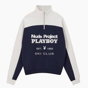 Nude project X playboy quarter zip NWOT